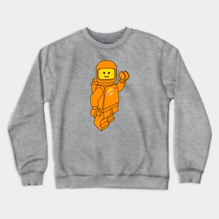 Spaceman! (Orange) Crewneck Sweatshirt